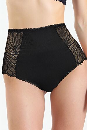 586 - Dantelli Yüksek Bel Külot