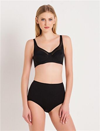 3983 - Süngersiz Düz Kumaşlı Toparlayıcı Sütyen