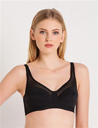 3983 - Süngersiz Düz Kumaşlı Toparlayıcı Sütyen