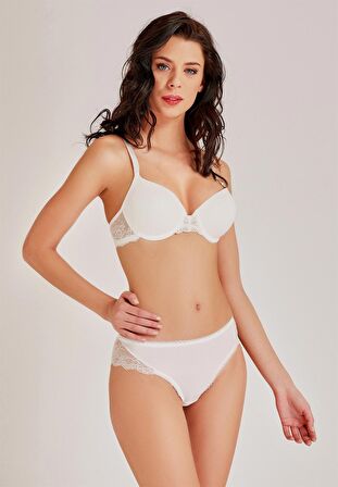 3589 - Yumuşak Süngerli Dantelli Sütyen