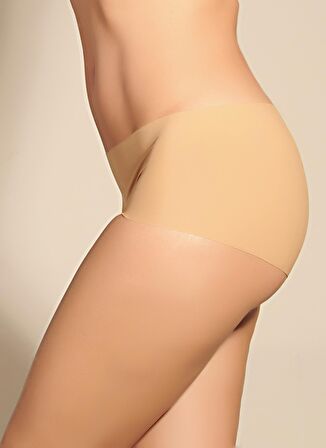 753 - Lazer Kesim Dikişsiz Şort Külot