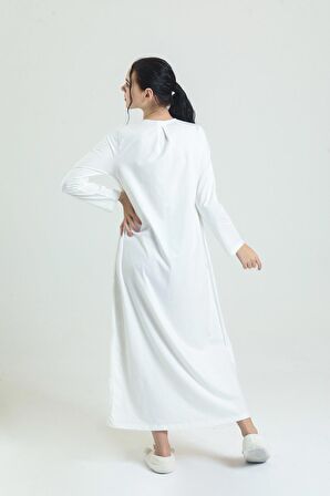 38110 - Brodeli Tesettürlü Gecelik