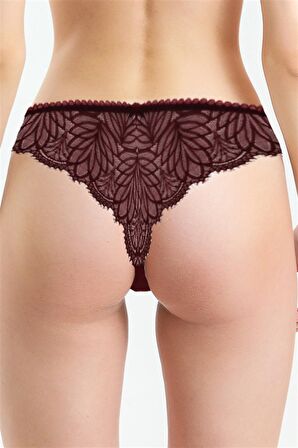 385 - Önü Kumaş,Arkası Dantel Normal Külot