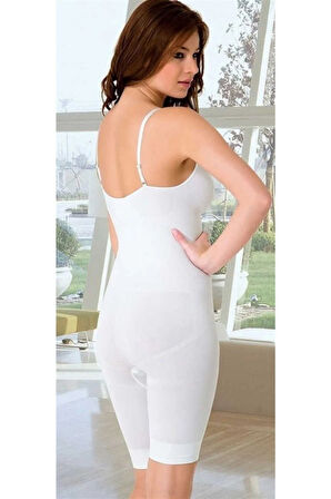 Kadın Ten Rengi Dikişsiz Tam Boy Korse