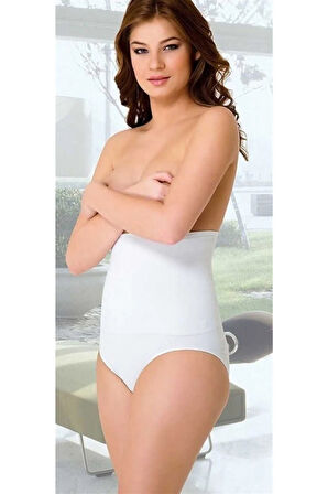 (mı) Dikişsiz Alttan Çıtçıtlı Çift Kat Korse (1 Beden Küçültür)