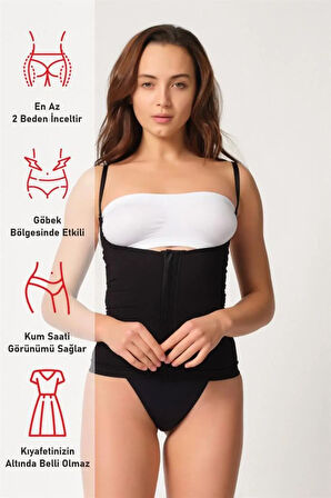 Kadın Agraflı Göğüs Açık Atlet Korse (1 adet)