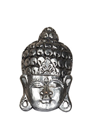 Ahsap Buda Maske El Yapımı Dekoratif Duvar Tablosu