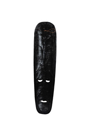 Dekoratif Duvar Objesi Ahşap Kötü Ruhları Uzaklaştıran Maske