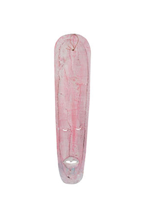 Dekoratif Duvar Objesi Ahşap Kötü Ruhları Uzaklaştıran Maske