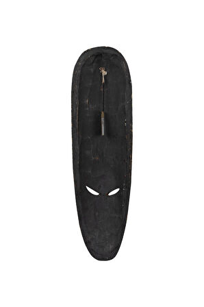 Dekoratif Duvar Objesi Ahşap Kötü Ruhları Uzaklaştıran Maske