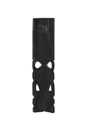 Dekoratif Duvar Objesi Ahşap Kötü Ruhları Uzaklaştıran Maske