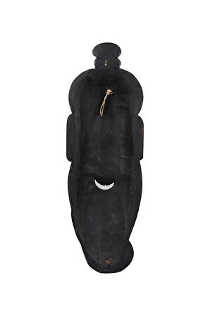 Dekoratif Duvar Objesi Ahşap Kötü Ruhları Uzaklaştıran Maske