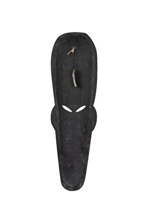 Dekoratif Duvar Objesi Ahşap Kötü Ruhları Uzaklaştıran Maske