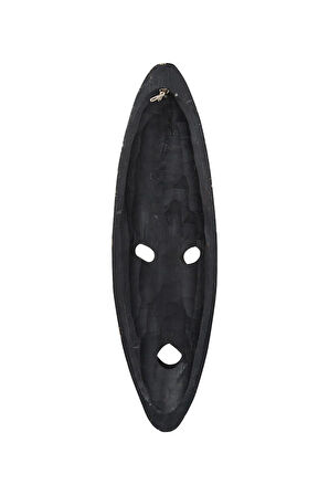 Dekoratif Duvar Objesi Ahşap Kötü Ruhları Uzaklaştıran Maske