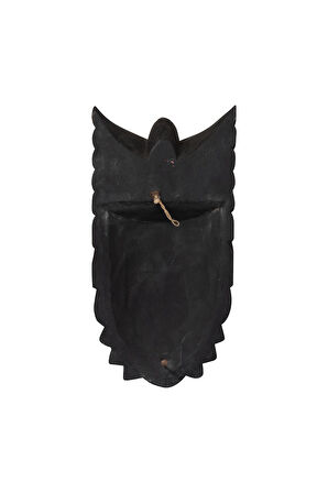 Dekoratif Duvar Objesi Ahşap Kötü Ruhları Uzaklaştıran Maske