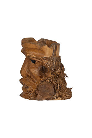 Küllük Ahşap Dekoratif Kül Tablası El Yapımı