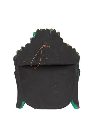 Ahsap Buda Maske El Yapımı Dekoratif Duvar Tablosu