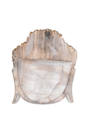 Ahsap Buda Maske El Yapımı Dekoratif Duvar Tablosu