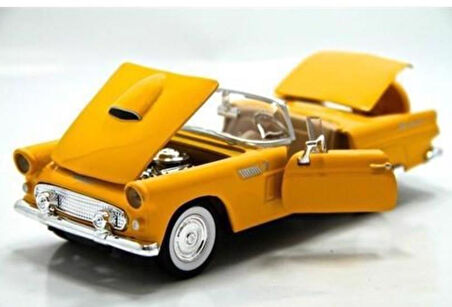 Vardem Koleksiyon 1 / 24  1956 Ford Thunderbird Sarı Model Metal Araba