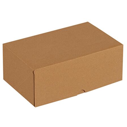 25x16x10-100 Adet Kesimli Karton Kutu - Internet Ve Kargo Kutusu