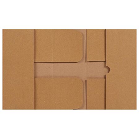 25x16x10-100 Adet Kesimli Karton Kutu - Internet Ve Kargo Kutusu