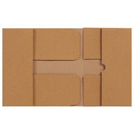 25x20x10-100 Adet Kesimli Karton Kutu - Internet Ve Kargo Kutusu