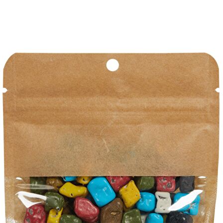 11 Cm X 18,5 Cm 3,5 Cm -100 Adet Kraft Geniş Pencereli Doypack