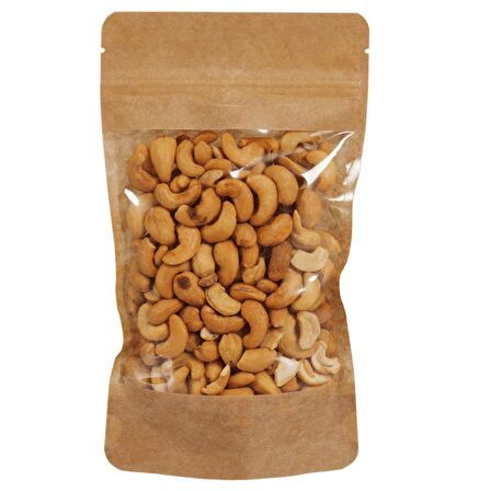 13 Cm X 22,5 Cm 3,5 Cm -2000 Adet Kraft Geniş Pencereli Doypack