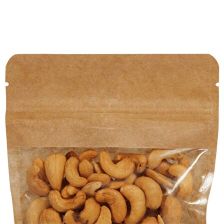13 Cm X 22,5 Cm 3,5 Cm -2000 Adet Kraft Geniş Pencereli Doypack