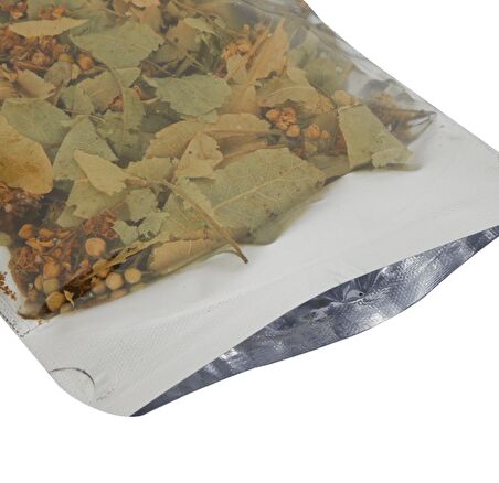 13 Cm x 22,5 Cm + 3,5 Cm -200 Adet Şeffaf Metalize Doypack