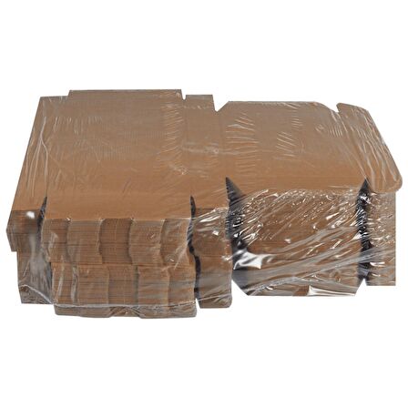 11x11x11-25 Adet Kilitli E Ticaret Karton Kargo Kutusu 