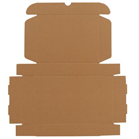 26x19x5-500 Adet Kilitli E Ticaret Karton Kargo Kutusu