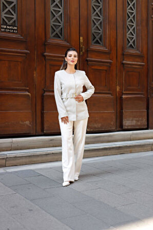 Gold Kemerli Pötikare Takım Gri