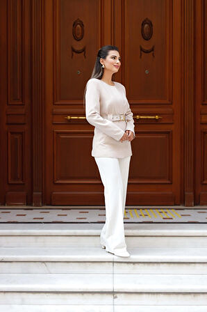 Gold Kemerli Pötikare Takım Pudra