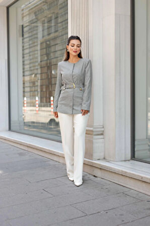 Gold Kemerli Pötikare Takım Siyah