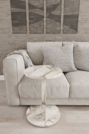 Tekerlekli C Sehpa Mdf, Yan Sehpa, Zigon Sehpa, Servis Sehpası, Laptop Sehpası, Sehpa