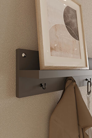 Modern Duvar Askılık | Hol Askılık | Duvar Askılık | Portmanto | Vestiyer 80 cm