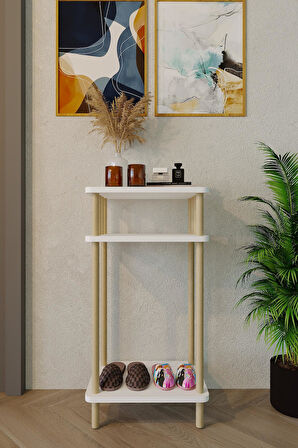 Raflı Komodin Dresuar – 30x40x78 cm