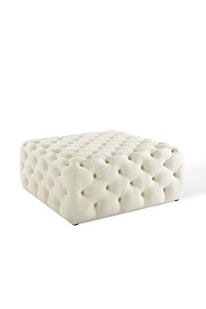 Kapitoneli Kare Puf/bench/orta Sehpa 60*60 Cm Yükseklik 40 Cm