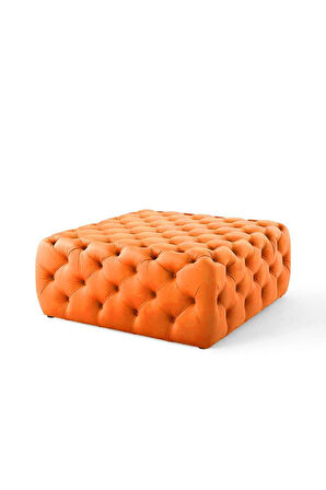 Kapitoneli Kare Puf/bench/orta Sehpa 60*60 Cm Yükseklik 40 Cm