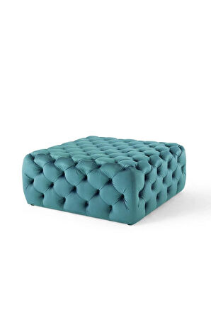 Kapitoneli Kare Puf/bench/orta Sehpa 60*60 Cm Yükseklik 40 Cm