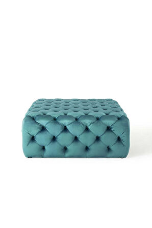 Kapitoneli Kare Puf/bench/orta Sehpa 60*60 Cm Yükseklik 40 Cm
