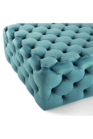 Kapitoneli Kare Puf/bench/orta Sehpa 70*70 Cm Yükseklik 40 Cm