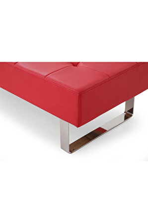 Metal Ayaklı Bench - Suni Deri Döşeme 45*120 Cm Yükseklik 40 Cm