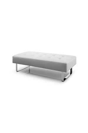 Metal Ayaklı Bench - Suni Deri Döşeme 45*120 Cm Yükseklik 40 Cm