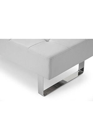 Metal Ayaklı Bench - Suni Deri Döşeme 45*120 Cm Yükseklik 40 Cm