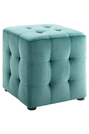 Kiremit Kare Puf Dikişli En*boy 42*42 Cm