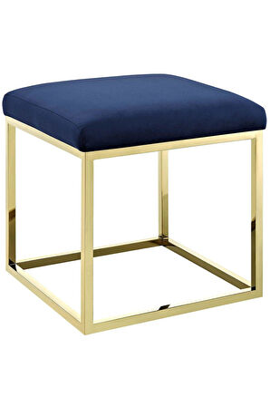 Chic Mini Metal Ayaklı Puf 40x40 cm