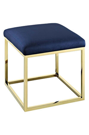 Chic Mini Metal Ayaklı Puf 40x40 cm