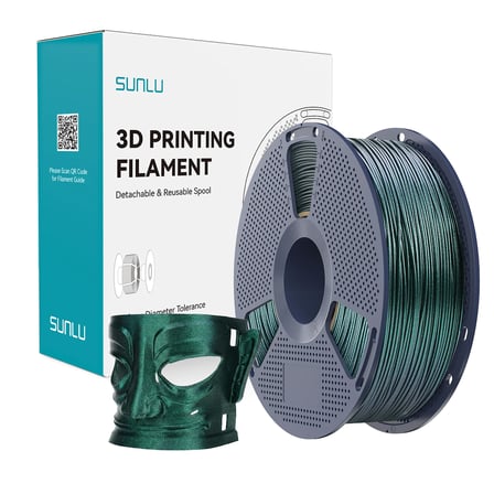 Sunlu PLA Galaxy Filament Yeşil - 1.75mm - 1 Kg